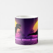 Retro Dino Vibes Kaffeetasse (Mittel)