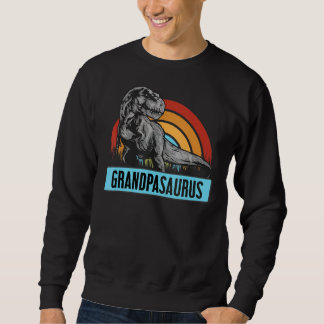 Retro Dinosaur Grandpasaurus für Großpa Sweatshirt