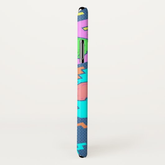 Retro Dinosaurier 90s iPhone Fall Case-Mate iPhone Hülle (Hinten/Rechts)