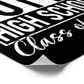 Retro direkt über den Abschluss der High School CL Poster (Ecke)