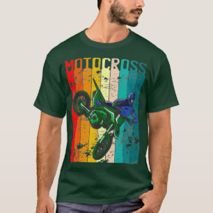 Retro Dirt Biking Geschenk Dirt Bike Grafik Vintag T-Shirt