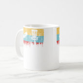 Retro Disc Golf Design Disc Golf Spieler Frisbee L Kaffeetasse (Vorderseite Links)