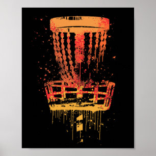 Retro-Disc-Golf Frolf - Vintage-Frisbee-Golf Poster