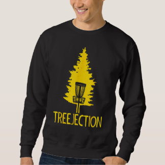 Retro Disc Golf Frolf - Vintage Frisbee Golf Treej Sweatshirt