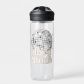 Retro Disco Ball Brautparty Disco Trinkflasche (Vorderseite)