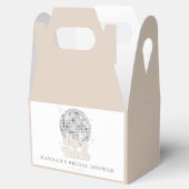 Retro Disco Ball Brautparty Geschenkschachtel (Geöffnet)