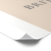 Retro Disco Ball Brautparty Willkommenspender Poster (Ecke)