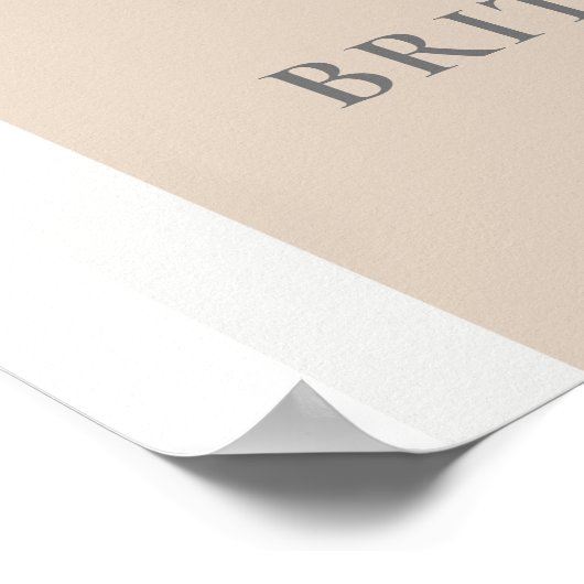 Retro Disco Ball Brautparty Willkommenspender Poster (Ecke)