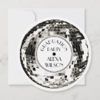 Retro Disco Ball Graduation Party