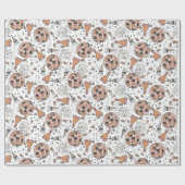 Retro Disco Ball Party Silvestermodell Geschenkpapier (Flach)