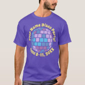 Retro Disco Ball PERSONALISIERT T-Shirt (Vorderseite)