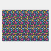 Retro Disco Ball Weihnachten Geschenkpapier Set (Vorderseite 3)