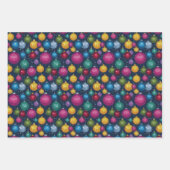 Retro Disco Ball Weihnachten Geschenkpapier Set (Vorderseite 2)