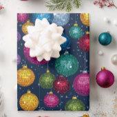 Retro Disco Ball Weihnachten Geschenkpapier Set