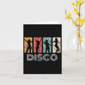 Retro Disco Dance 70er 80er Party Dance Dancer Karte (Gelbe Blume)