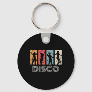 Retro Disco Dance 70er 80er Party Dance Dancer Schlüsselanhänger