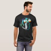 Retro Disco Dog St T-Shirt (Vorne ganz)