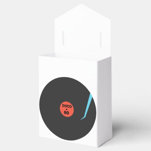 Retro Disco Fevor Box Music Record Geschenkschachtel (Geöffnet)