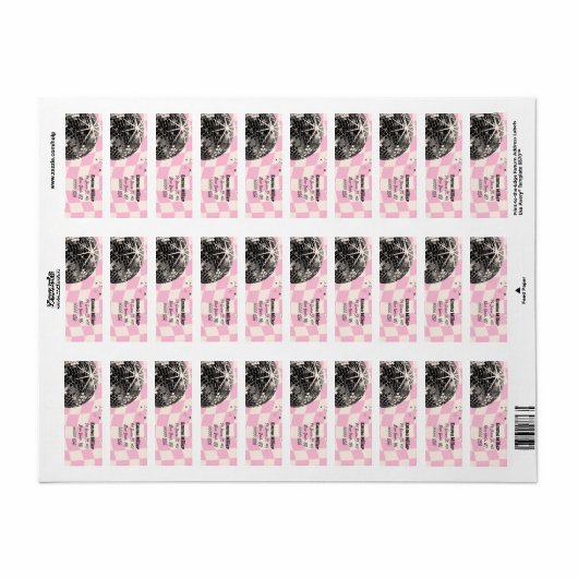 Retro Disco Geburtstag (Vorne)