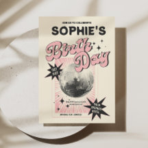 Retro Disco Geburtstag