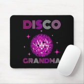 Retro Disco Grandma 70s 80s Dance Party Mirror Bal Mousepad (Mit Mouse)