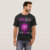 Retro Disco Grandma 70s 80s Dance Party Mirror Bal T-Shirt (Vorne ganz)