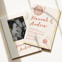 Retro-Disco-Hochzeit
