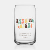 Retro-Disco-Junggeselinnen-Abschied Dosenglas (Vorderseite)