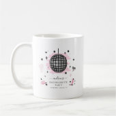 Retro Disco Junggeselinnen-Abschied Space Cowgirl Kaffeetasse (Links)