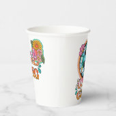 Retro Disco Junggeselinnen-Abschied Thema Pappbecher (Rechts)