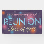Retro-Disco-Klassentreffen-Banner Banner (Horizontal)