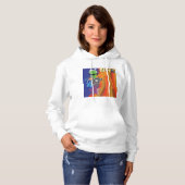Retro Disco Party 70er Funk Art Hoodie (Vorne ganz)