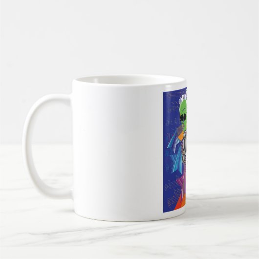 Retro Disco Party 70er Funk Art Kaffeetasse (Links)