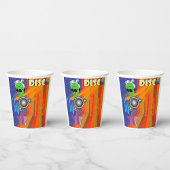 Retro Disco Party 70er Funk Art Pappbecher