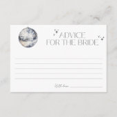 Retro Disco Party Beratung für die Braut Begleitkarte (Vorderseite)