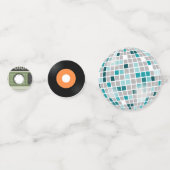 Retro Disco Party Confetti Konfetti (Vorderseiten)