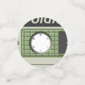 Retro Disco Party Confetti Konfetti (Klein Vorderseite)