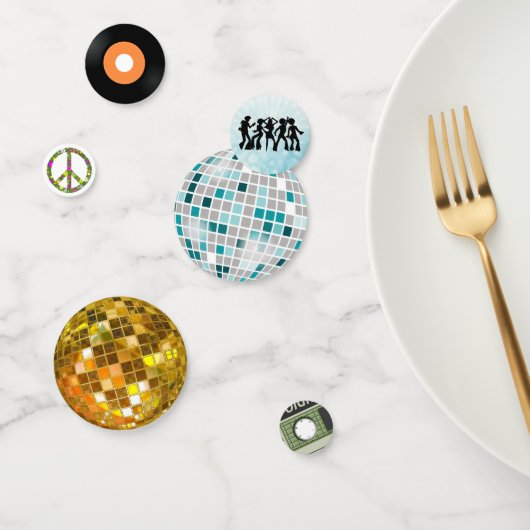 Retro Disco Party Confetti Konfetti (Gruppe)