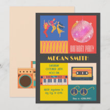 Retro Disco Party Geburtstag