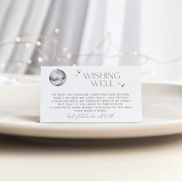 Retro Disco Party Gut wollen Begleitkarte