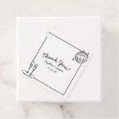 Retro Disco Personalisiert Wedding Danke Geschenkanhänger (Beispiel)