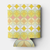 Retro Disco Style Nahtloses Muster Dosenkühler (Rückseite)