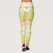 Retro Disco Style Nahtloses Muster Leggings (Rückseite)
