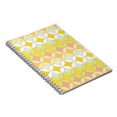 Retro Disco Style Nahtloses Muster Notizblock (Rechte Seite)