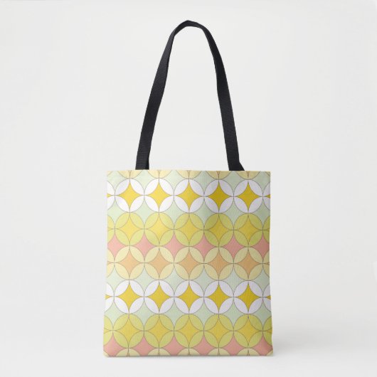 Retro Disco Style Nahtloses Muster Tasche (Vorderseite)
