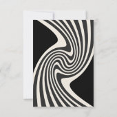 Retro Disco Thema Brautparty Danke Karte (Rückseite)