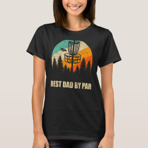 Retro Disk Golf Best Vater Sunset Vintag Frisbee G T-Shirt