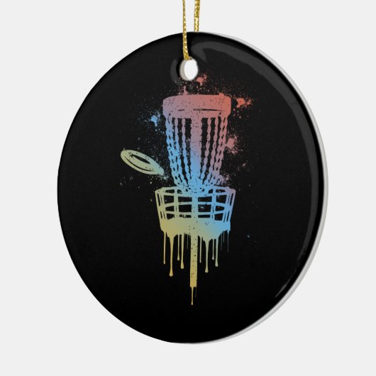 Retro Disk Golf Frolf Frisbee Golf Disc Golfing Pl Keramik Ornament (Links)