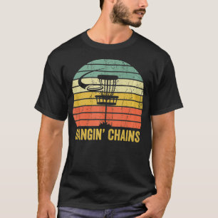 Retro Disk Golf Funny Frisbee Golf Vintag Disk Sp T-Shirt