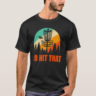 Retro Disk Golf Ich würde diese Disk Golf Sunset V T-Shirt